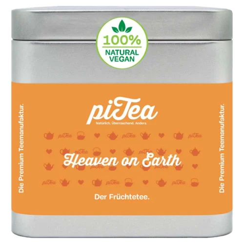 piTea Heaven on Earth – Apricot & Mango Fruit Tea, 100 g Tin